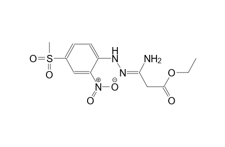 malonamic acid, ethyl ester, [4-(methylsulfonyl)-2-nitrophenyl]hydrazone