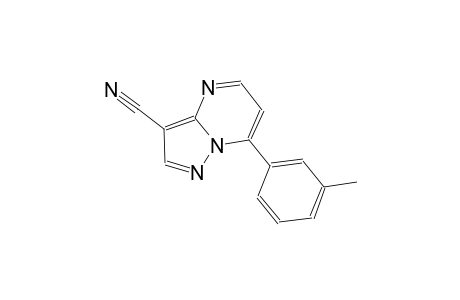 7-(3-methylphenyl)pyrazolo[1,5-a]pyrimidine-3-carbonitrile