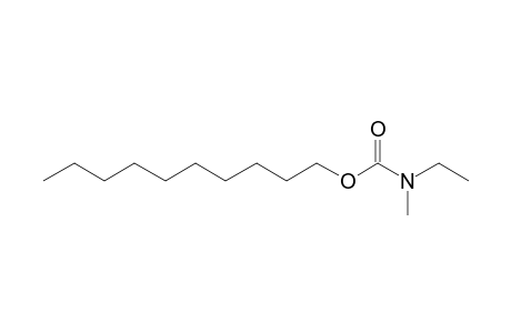 Carbamic acid, N-methyl-N-ethyl-, decyl ester