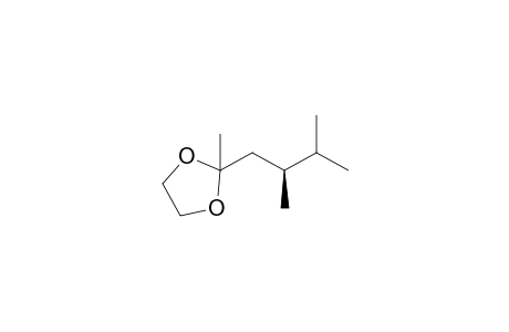 (S)-(-)-2-(2,3-dimethylbutyl)-2-methyl-1,3-dioxolane