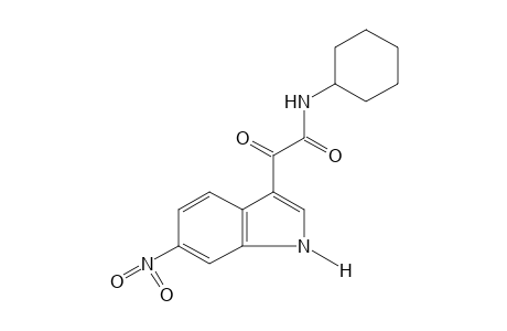 N-cyclohexyl-6-nitro-3-indoleglyoxylamide