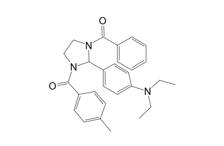 benzenamine, 4-[1-benzoyl-3-(4-methylbenzoyl)-2-imidazolidinyl]-N,N-diethyl-