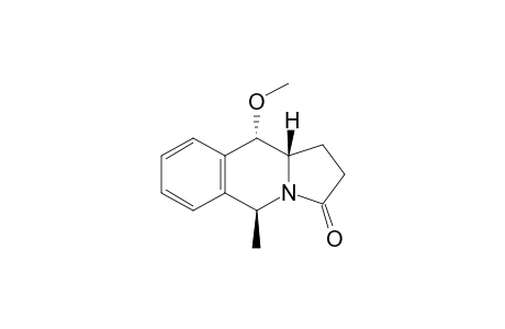 (5S,10S,10aS)-10-Methoxy-5-methyl-2,5,10,10a-tetrahydro-1H-pyrrolo[1,2-b]isoquinolin-3-one