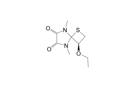 (R)-3'-ethoxy-1,3-dimethylspiro[4,5-imidazolidindion-2,2'-thietane]