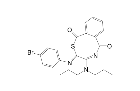 3-(4-Bromophenylimino)-4-(di-n-propylamino)-2,5-benzothiazocine-1,6-dione