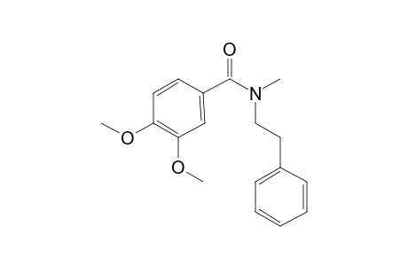 Benzamide, 3,4-dimethoxy-N-(2-phenylethyl)-N-methyl-