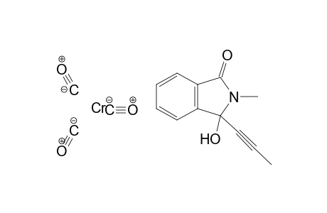 rac-Tricarbonyl[exo-3-hydroxy-endo-3-(1-propynyl)-N-methylisoindolin-1-one]chromium(0)