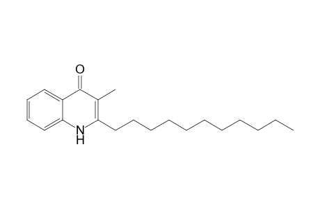 3-Methyl-2-undecyl-1H-quinolin-4-one