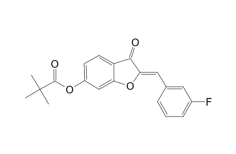 propanoic acid, 2,2-dimethyl-, (2Z)-2-[(3-fluorophenyl)methylene]-2,3-dihydro-3-oxobenzofuranyl ester