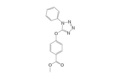 p-[(1-phenyl-1H-tetrazol-5-yl)oxy]benzoic acid, methyl ester