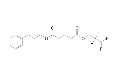 Glutaric acid, 2,2,3,3-tetrafluoropropyl 3-phenylpropyl ester