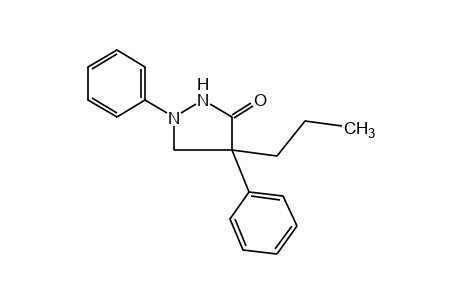 1,4-diphenyl-4-propyl-3-pyrazolidinone