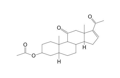 Pregn-16-ene-11,20-dione, 3-(acetyloxy)-