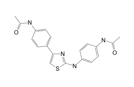 Acetamide, N-[4-[2-[[4-(acetylamino)phenyl]amino]-4-thiazolyl]phenyl]-