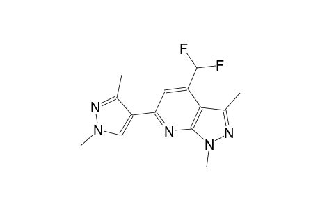 4-(difluoromethyl)-6-(1,3-dimethyl-1H-pyrazol-4-yl)-1,3-dimethyl-1H-pyrazolo[3,4-b]pyridine