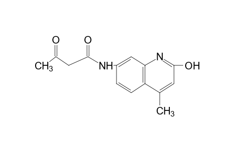 N-(2-hydroxy-4-methyl-7-quinolyl)acetoacetamide