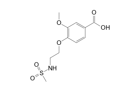 4-[2-(methylsulfonamido)ethoxy]-m-anisic acid