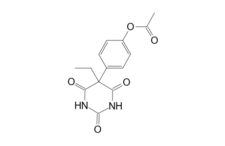 4-(5-Ethyl-2,4,6-trioxohexahydro-5-pyrimidinyl)phenyl acetate