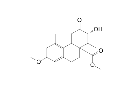 METHYL-(4B-ALPHA,7-ALPHA,8-ALPHA,8A-ALPHA)-7-HYDROXY-2-METHOXY-4,8-DIMETHYL-6-OXO-4B,5,7,8,9,10-HEXAHYDROPHENANTHRENE-8A(6H)-CARBOX;7-ALPHA-EPIMER