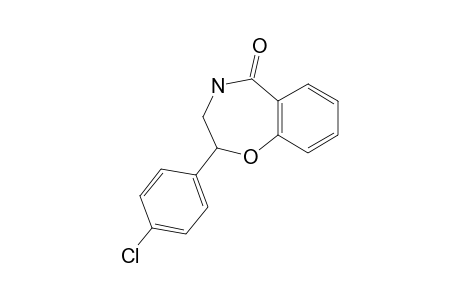 2-(4-chlorophenyl)-3,4-dihydro-2H-1,4-benzoxazepin-5-one