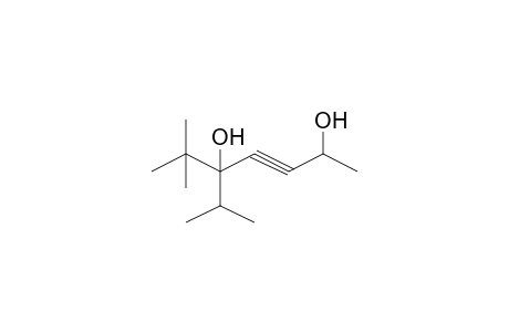 5-tert-BUTYL-6-METHYLHEPT-3-YNE-2,5-DIOL