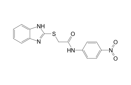 2-(2-Benzimidazolylthio)-4'-nitroacetanilide