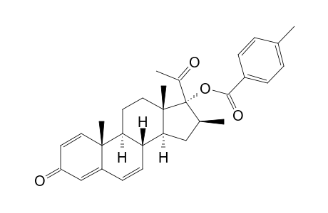 16-BETA-METHYL-17-ALPHA-TOLUOYLOXY-PREGNA-1,4,6-TRIENE-3,20-DIONE