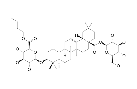 OLEANOLIC_ACID-3-O-[BETA-D-GLUCURONOPYRANOSIDE-6-O-BUTYLESTER]-28-O-BETA-D-GLUCOPYRANOSIDE;CHIKUTSETSUSAPONIN_IVA_BUTYLESTER