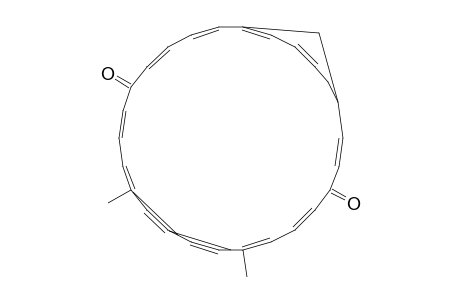 14,15,16,17-Tetradehydro-13,18-dimethyl-1,6-methano[26]annulene-9,22-dione