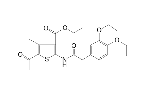 5-Acetyl-2-[[2-(3,4-diethoxyphenyl)-1-oxoethyl]amino]-4-methyl-3-thiophenecarboxylic acid ethyl ester