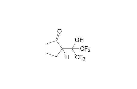2-[1-hydroxy-2,2,2-trifluoro-1-(trifluoromethyl)ethyl]cyclopentanone