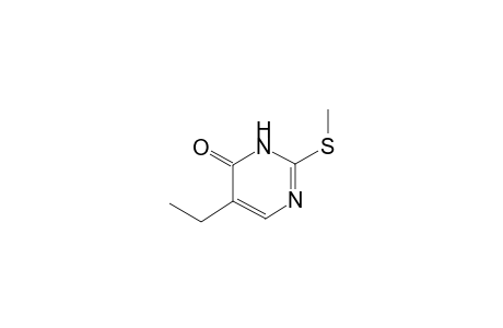 5-Ethyl-2-(methylsulfanyl)-4(3H)-pyrimidinone