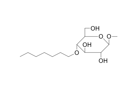 Methyl 4-O-heptylhexopyranoside