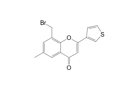 8-BROMOMETHYL-6-METHYL-2-(3-THIENYL)-4H-1-BENZOPYRAN-4-ONE