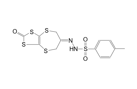 4-methyl-N'-(2-oxo-5H-[1,3]dithiolo[4,5-b][1,4]dithiepin-6(7H)-ylidene)benzenesulfonohydrazide