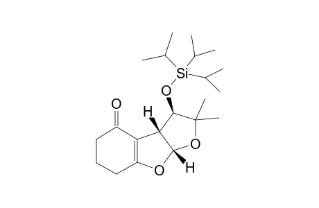 (3R,4aR,8aR)-2,2-dimethyl-3-(triisopropylsilyloxy)-2,3,3a,6,7,8a-hexahydro-5H-1,8-dioxacyclopenta[a]inden-4-one