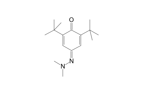 2,6-bis(1,1-Dimethylethyl)cyclohexa-2,5-diene-1,4-dione, 4-dimethylhydrazone