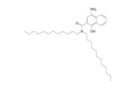 2-Naphthalenecarboxamide, 4-amino-N,N-didodecyl-1-hydroxy-