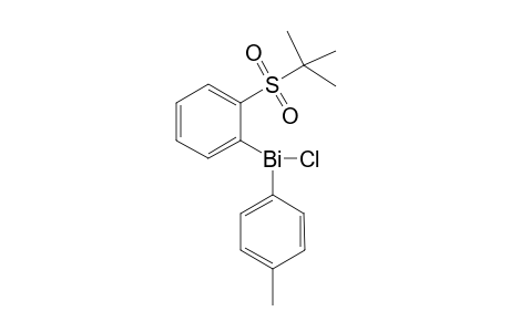 (2-tert-butylsulfonylphenyl)-chloranyl-(4-methylphenyl)bismuthane