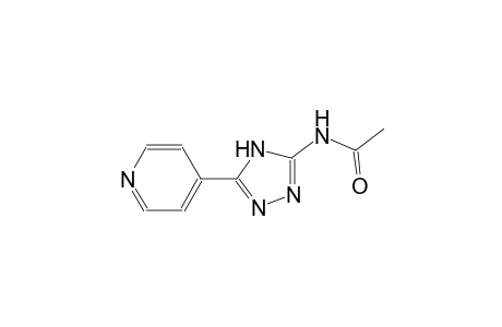 N-[5-(4-pyridinyl)-4H-1,2,4-triazol-3-yl]acetamide