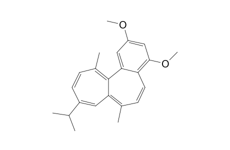 2,4-Dimethoxy-7,12-dimethyl-9-propan-2-yl-benzo[a]heptalene