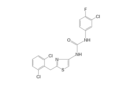 1-(3-chloro-4-fluorophenyl)-3-[2-(2,6-dichlorobenzyl)-4-thiazolyl]urea