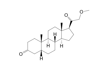 21-Methoxy-5.beta.-pregnane-3,20-dione