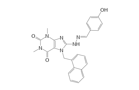 4-hydroxybenzaldehyde [1,3-dimethyl-7-(1-naphthylmethyl)-2,6-dioxo-2,3,6,7-tetrahydro-1H-purin-8-yl]hydrazone