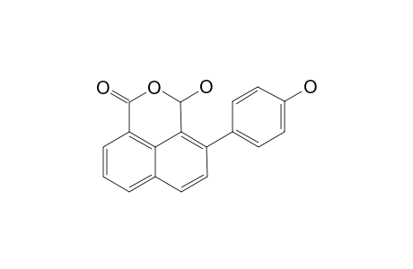 7-(4'-Hydroxyphenyl)naphthal-8-formyl-1-carboxylic anhydride