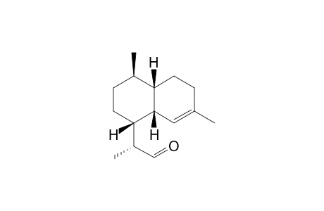 (2R)-2-[(1R,4R,4aS,8aS)-4,7-dimethyl-1,2,3,4,4a,5,6,8a-octahydronaphthalen-1-yl]propanal