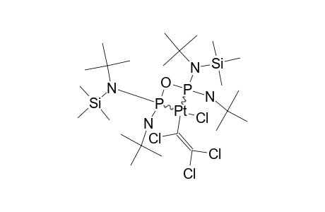 CHLORO-[N,N',N'',N'''-TETRA-TERT.-BUTYL-N,N''-BIS-(TRIMETHYLSILYL)-TETRAMIDODIPHOSPHITE]-(TRICHLORVINYL)-PLATIN-(2),ISOMER-#6A