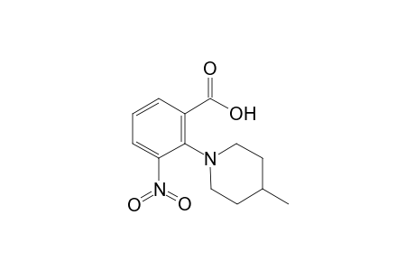 2-(4-Methylpiperidin-1-yl)-3-nitrobenzoic acid