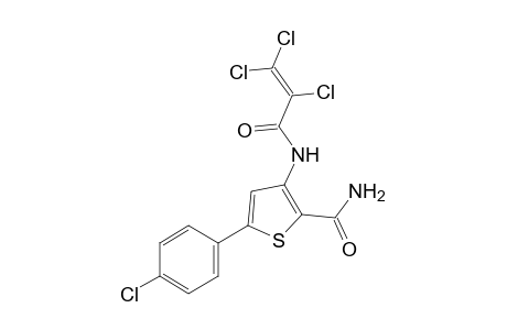 5-(p-chlorophenyl)-3-(2,3,3-trichloroacrylamido)-2-thiophenecarboxamide