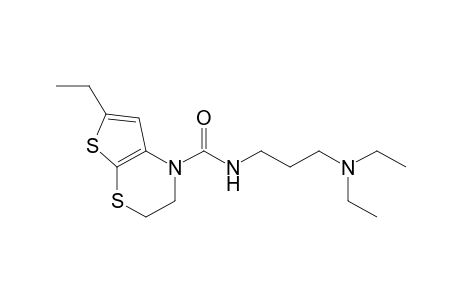 N-[3-(diethylamino)propyl]-6-ethyl-2,3-dihydrothieno[2,3-b][1,4]thiazine-1-carboxamide